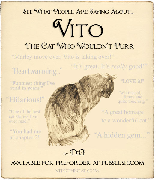 Pre-Order 'Vito, the Cat Who Wouldn't Purr' Today! Pre-Order 'Vito, the Cat Who Wouldn't Purr' Today!